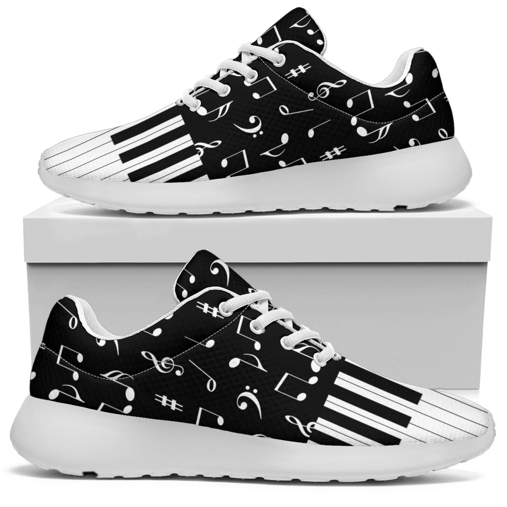 Piano Keys And Music Notes Sport Sneakers