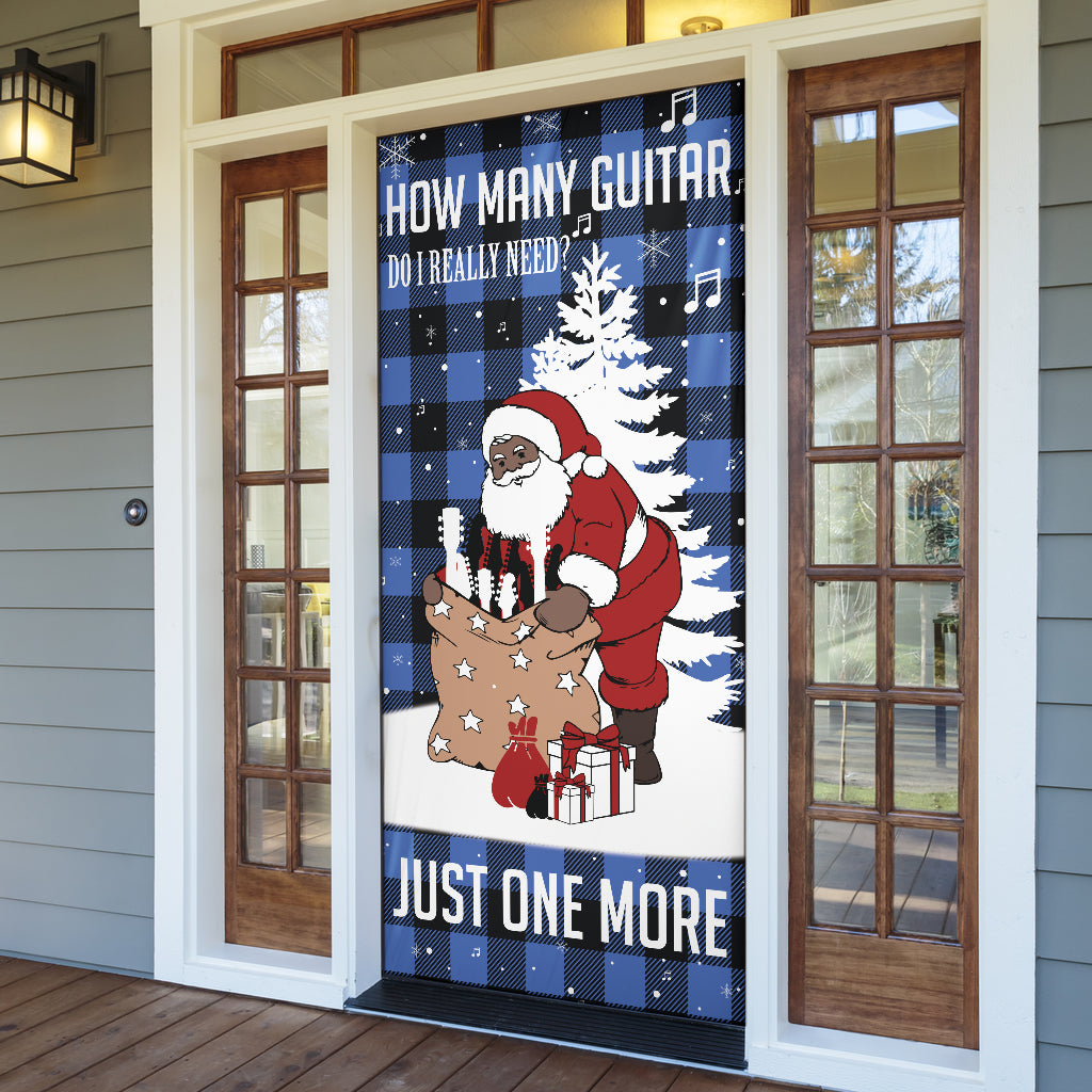 Just One More Guitar Blue Door Sock