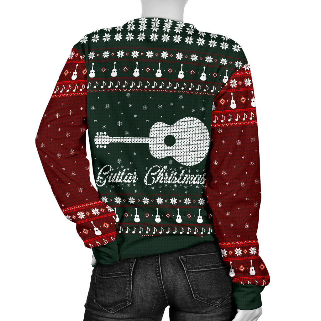 Guitar Christmas Women's Sweater