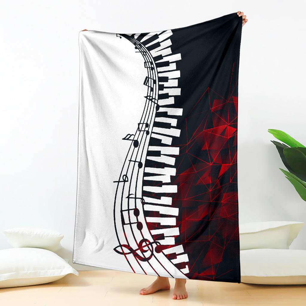Piano Musical Premium Blanket