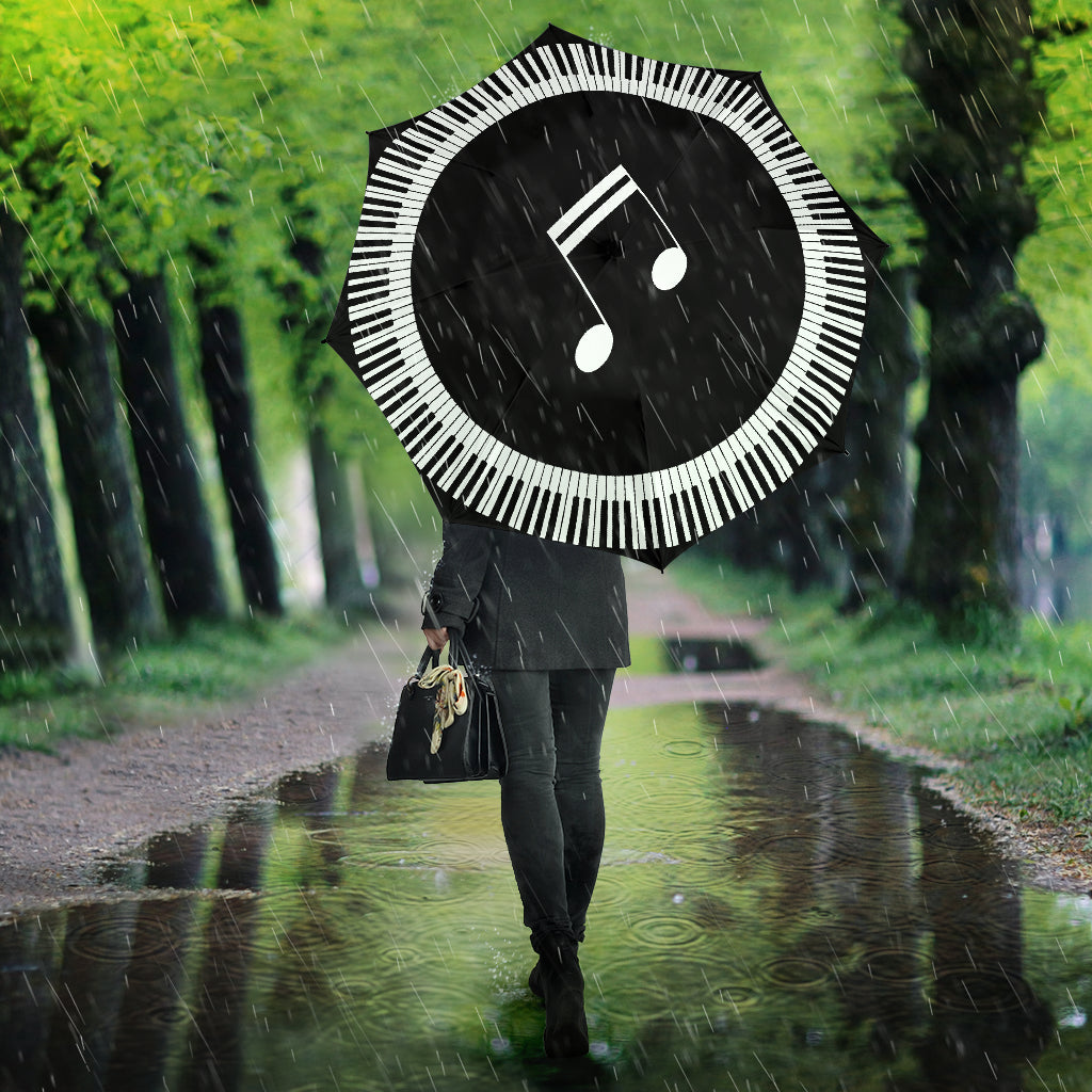 Piano Keys Music Notes Umbrella