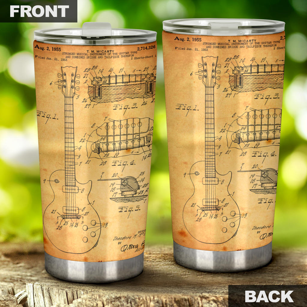 Guitar Patent Tumbler