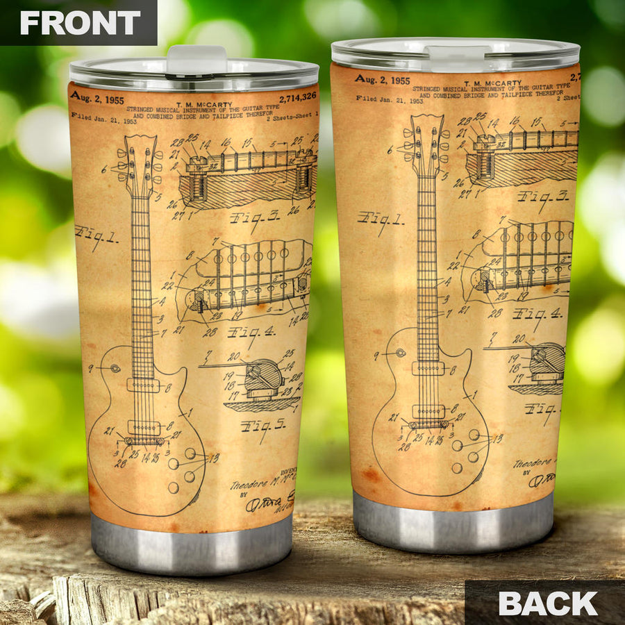 Guitar Patent Tumbler