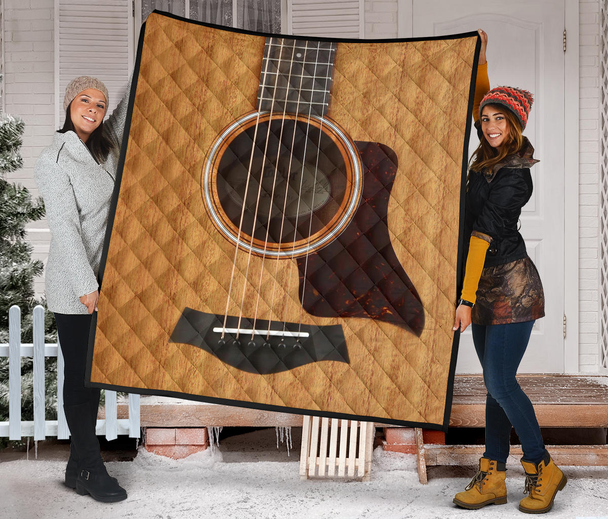 Wood Guitar Premium Quilt