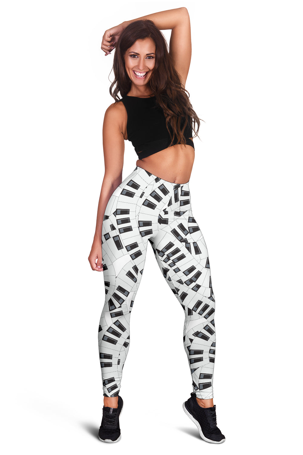 Piano White Women's Leggings
