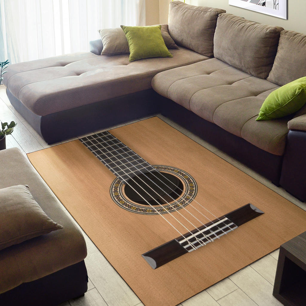 Classical Guitar Area Rug