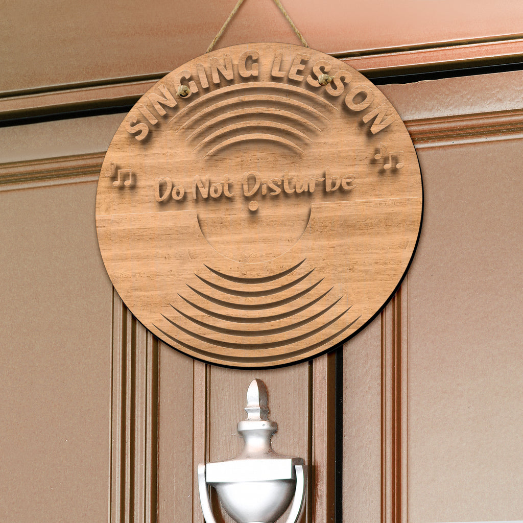 Vinyl Record Door Sign