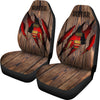 Wooden Guitar Car Seat Covers