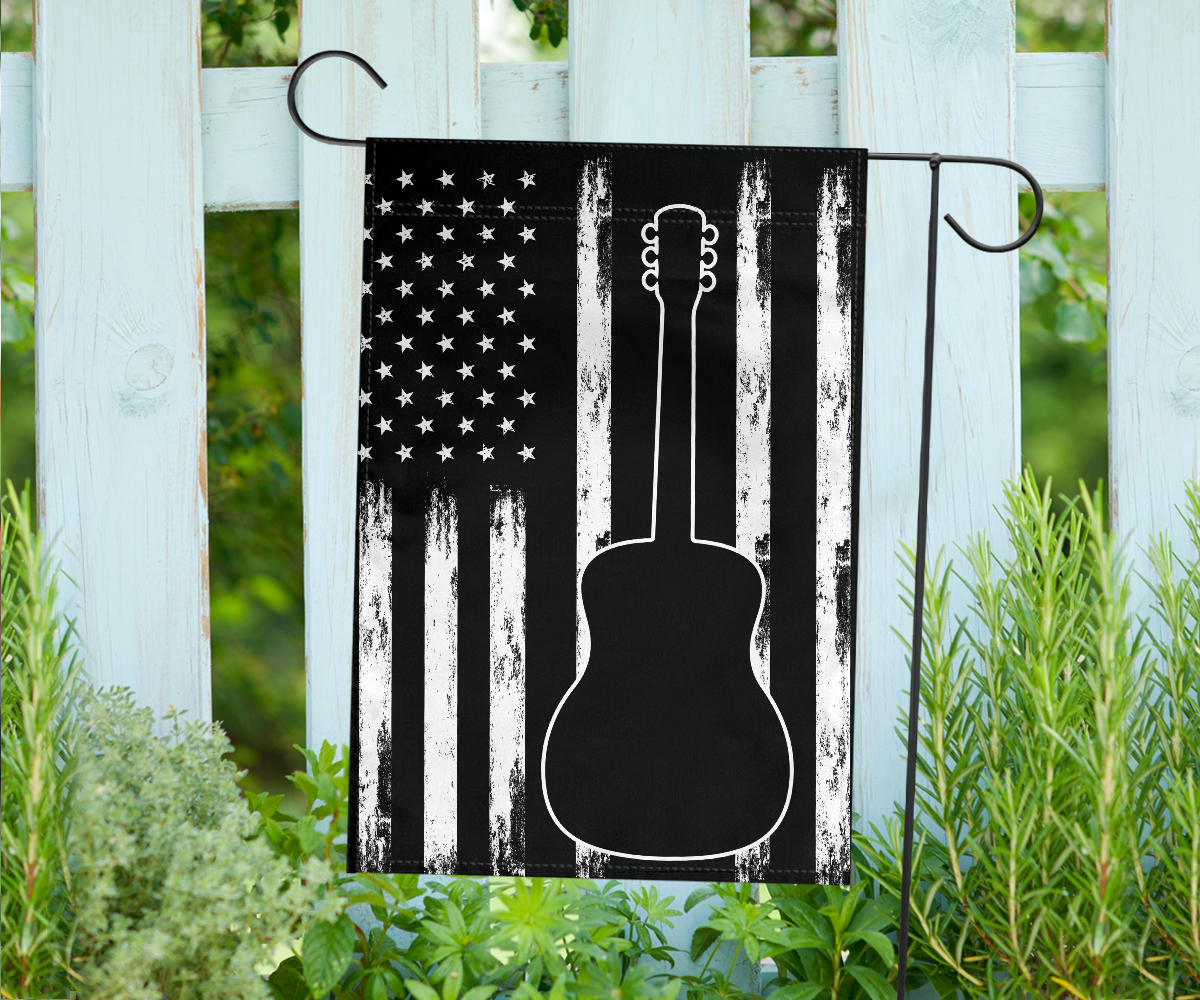 Guitar American Flag