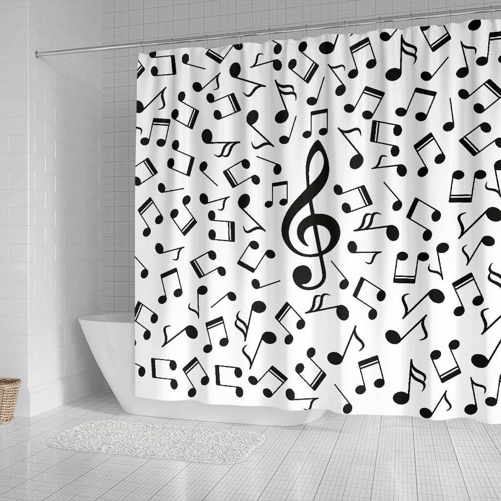 Musical Notes Shower Curtain