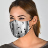 Music Notes Face Mask