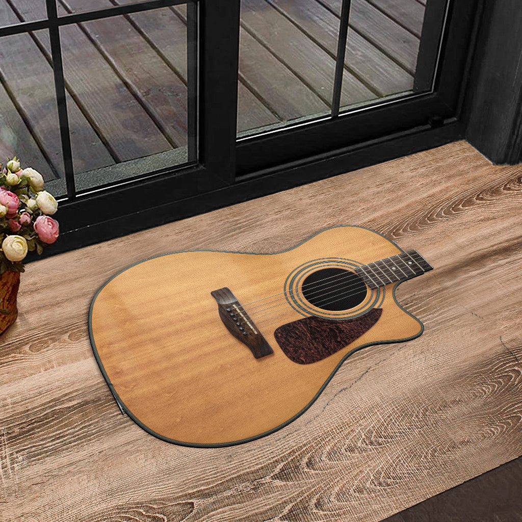 Guitar Shape Door Mat