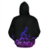 Music Notes Galaxy Hoodie