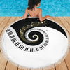 Piano Art Music Beach Blanket