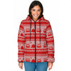 Drum Christmas Zip Hooded Jacket