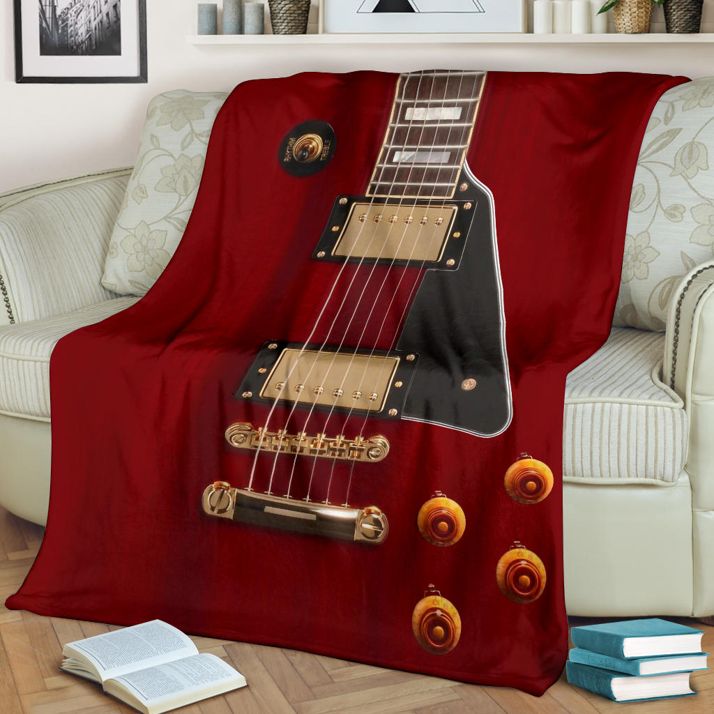 Anniversary Guitar Premium Blanket - { shop_name }} - Review