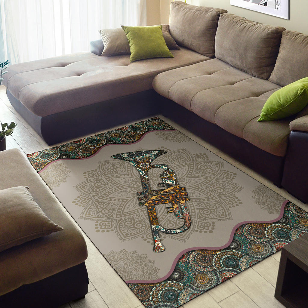 Trumpet Mandala Area Rug