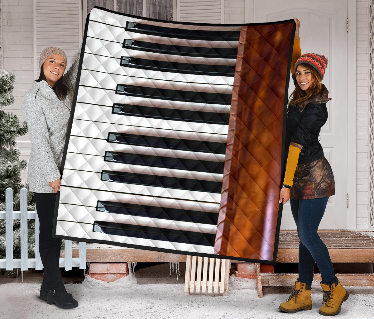 Piano Key Premium Quilt