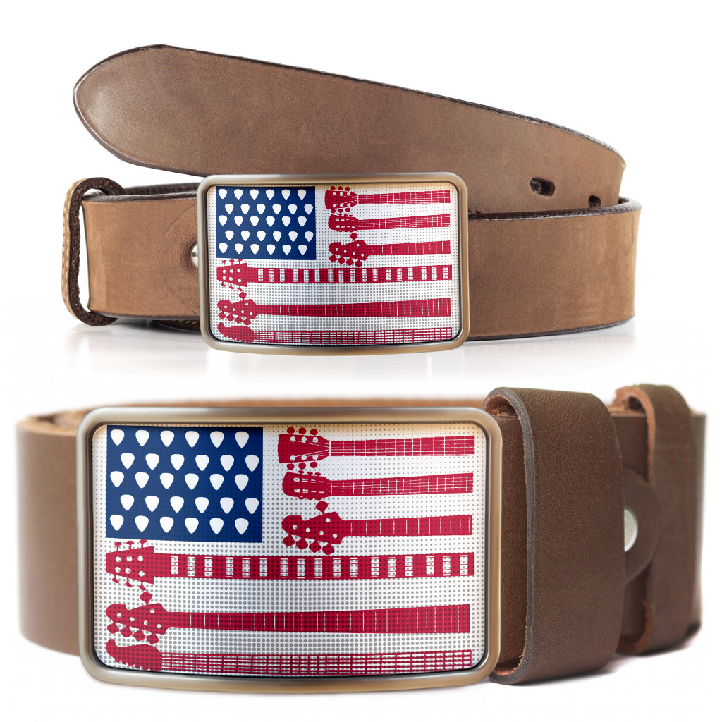 American Flag Guitar Belt Buckle - { shop_name }} - Review