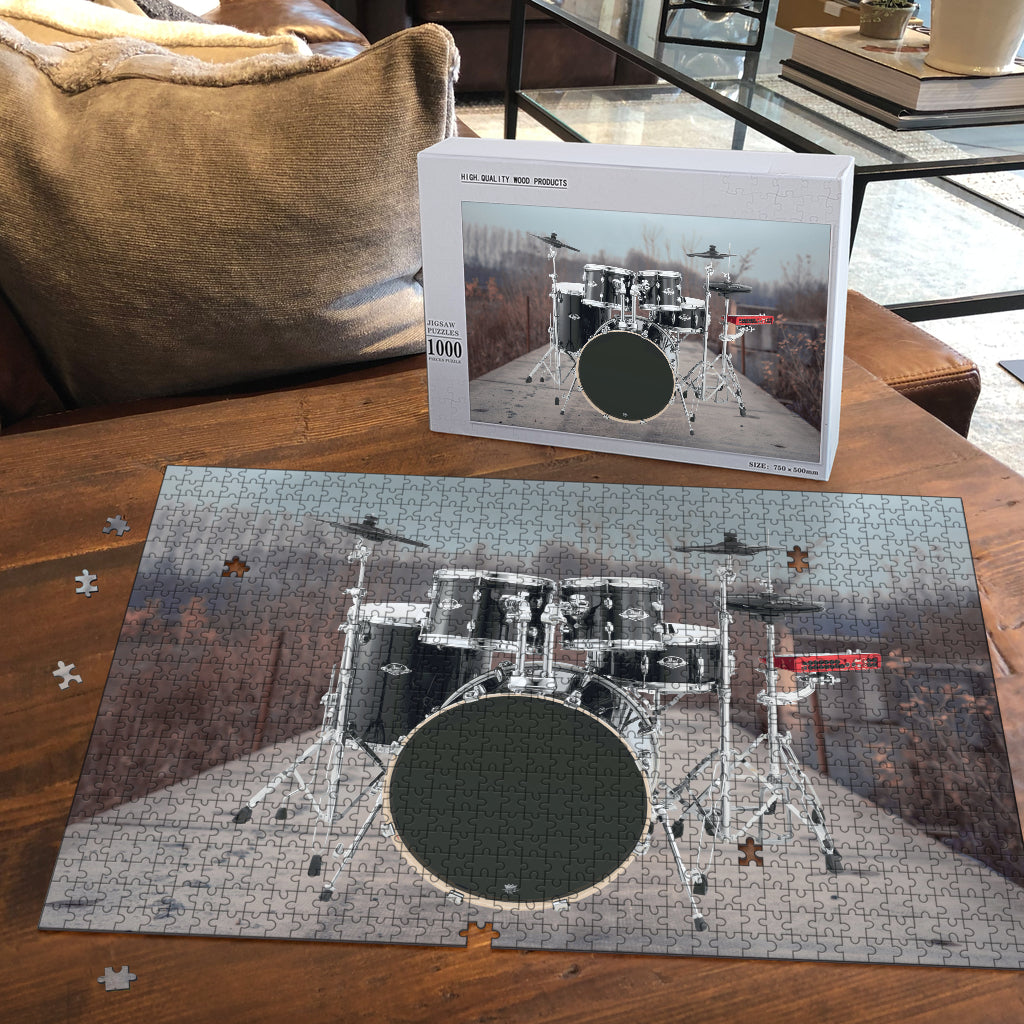 Drum Wood Jigsaw Puzzle