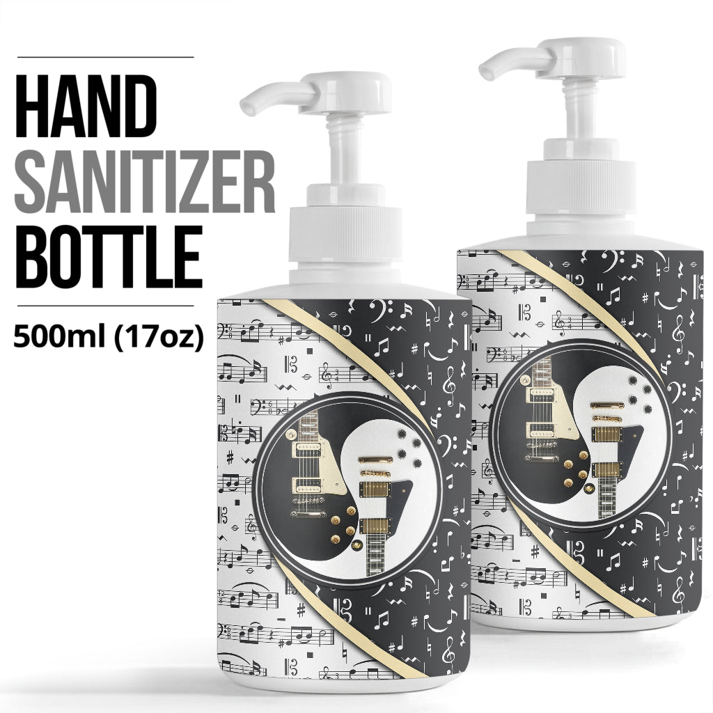 Guitars Yin Yang Sanitizer Bottle