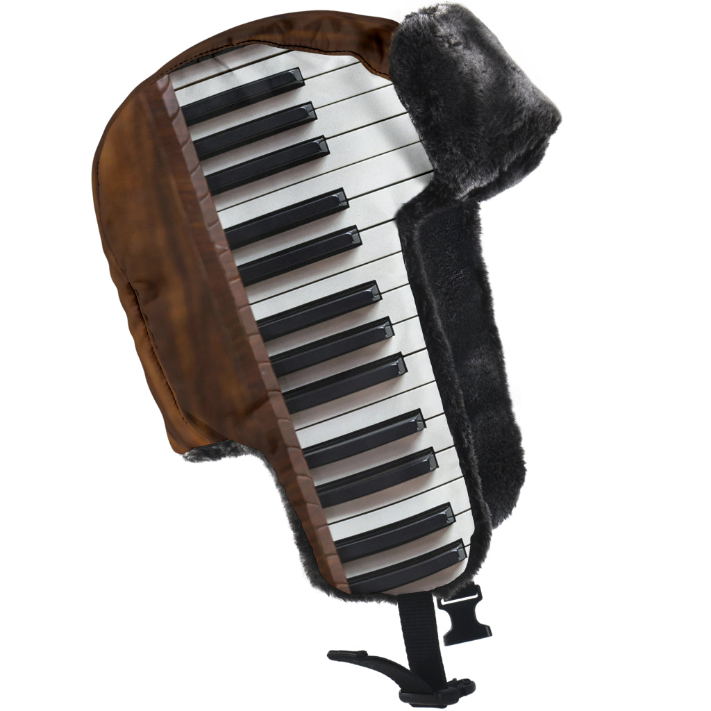 Piano Keys Trapper Hat