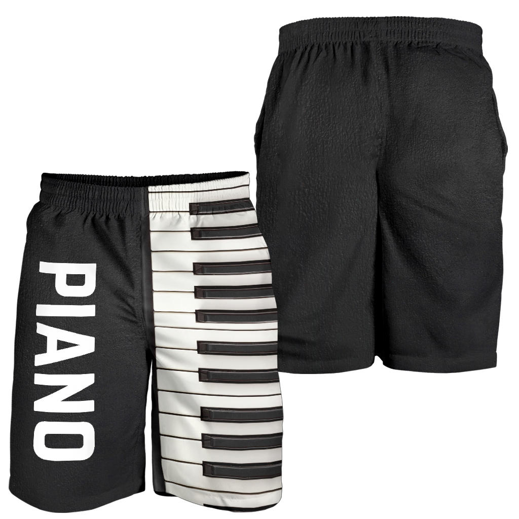 Piano Keys Black Short