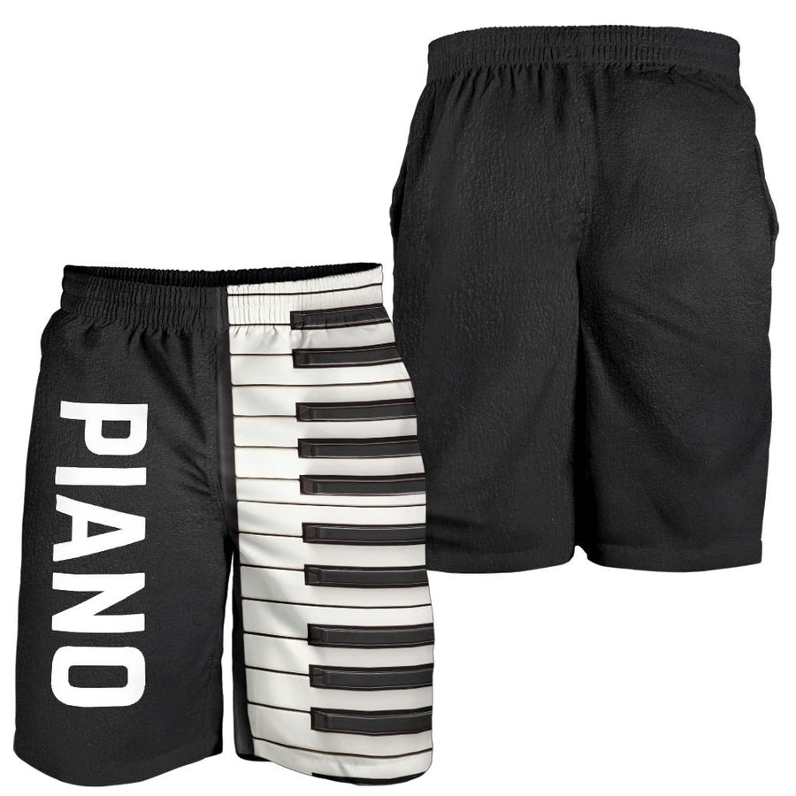Piano Keys Black Short