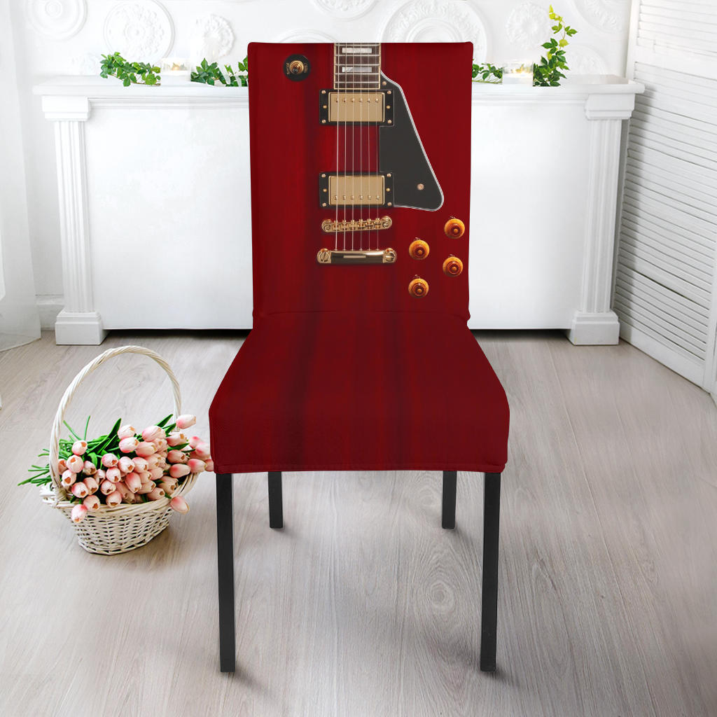 Anniversary Guitar Dining Chair Slip Cover - { shop_name }} - Review