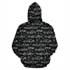 Piano And Music Notes Zip-Up Hoodie