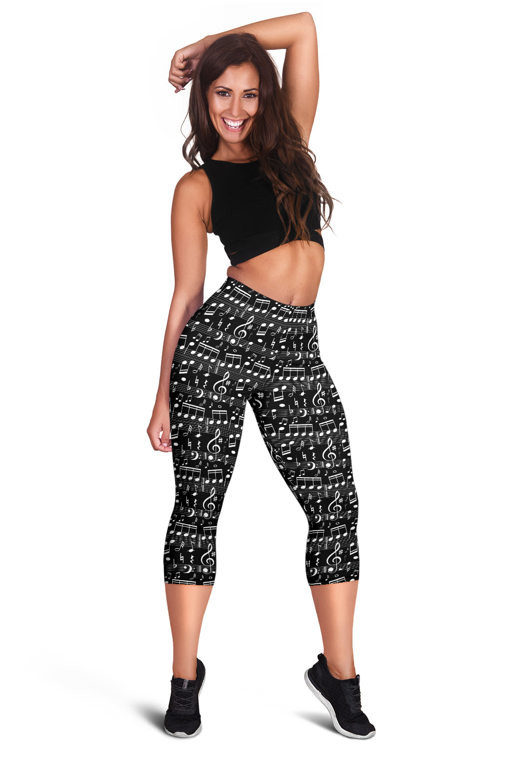 Music Notes Capris