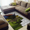 Grand Piano And Music Area Rug