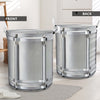 Stunning Silver Metal Snare Drum Laundry Basket