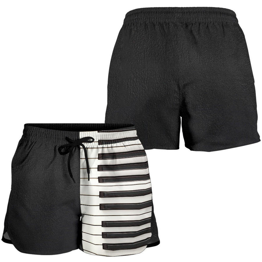 Piano Keys Women's Short