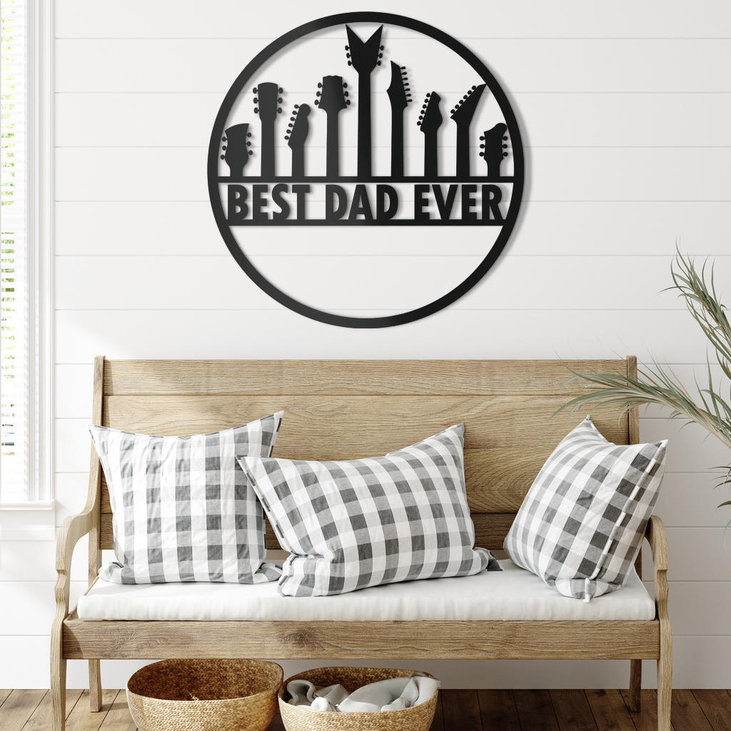 Best Dad Ever Metal Sign