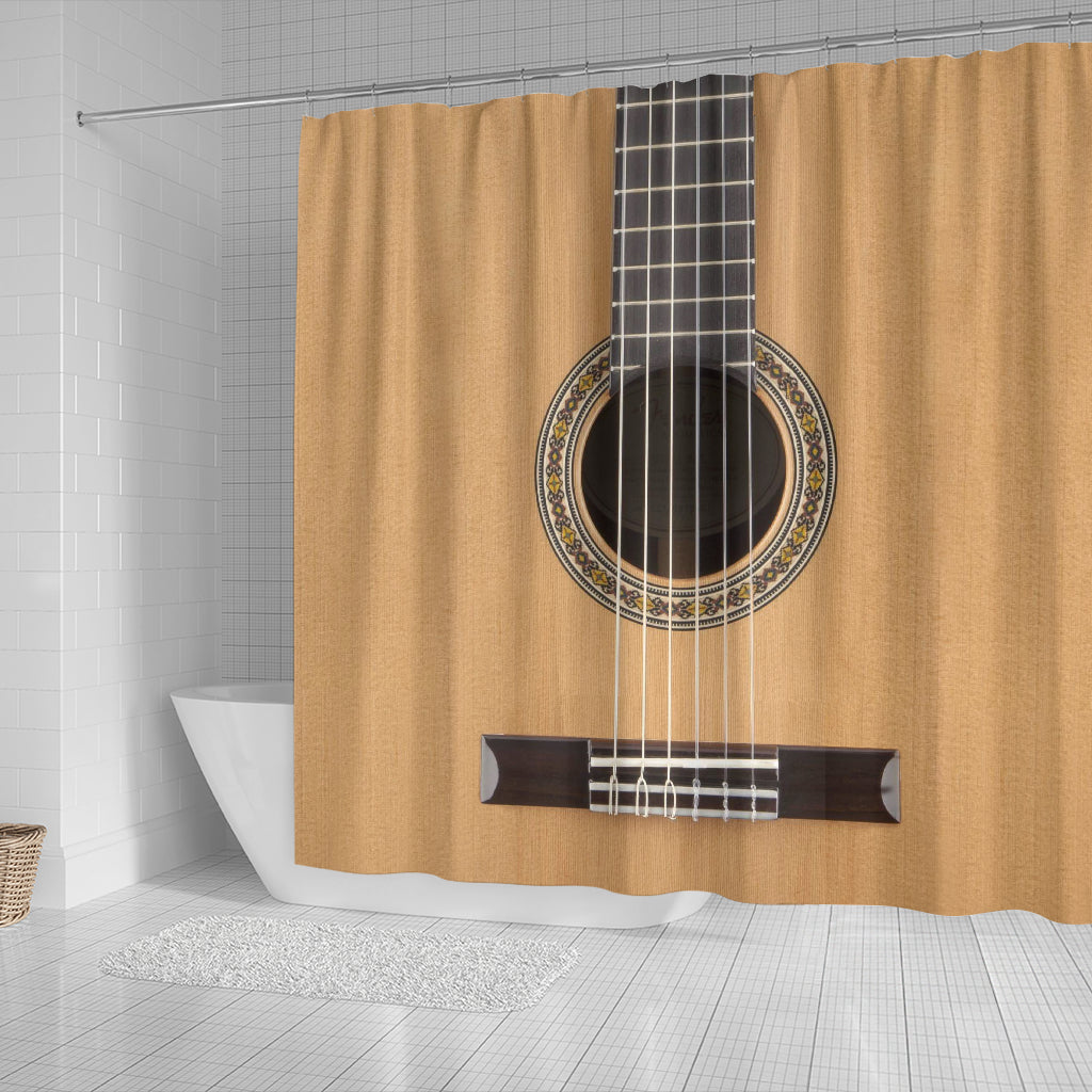 Classical Guitar Shower Curtain