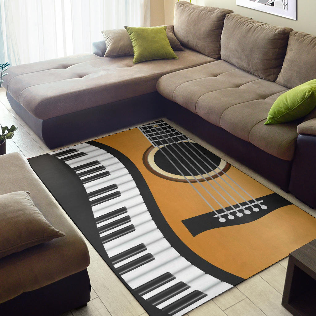 Piano and Guitar Area Rug