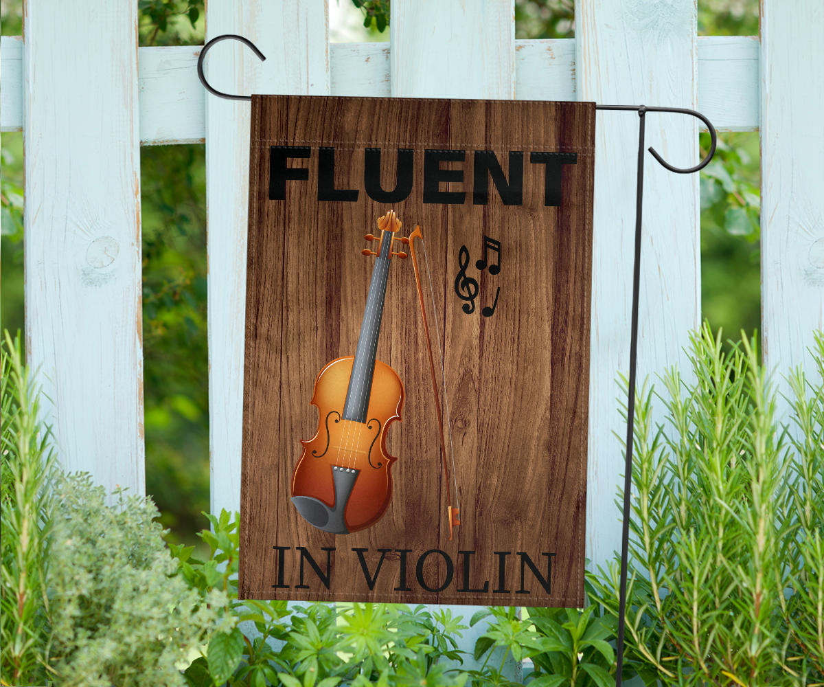 Fluent In Violin Flag