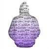 Music Notes Pattern Hoodie