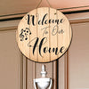 Music Notes Welcome Door Sign