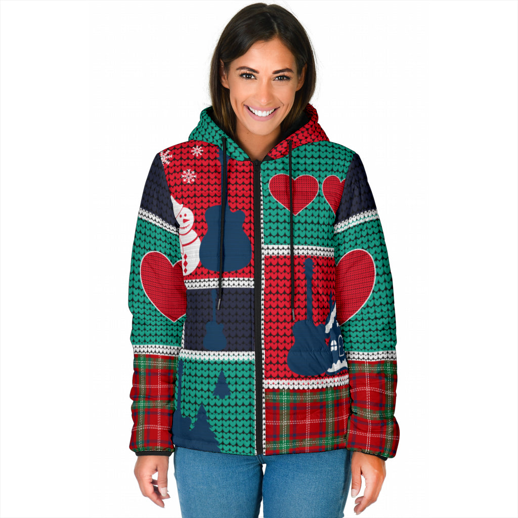 Guitar Christmas Hooded Jacket