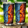 Treble Clef Ice And Fire Tumbler