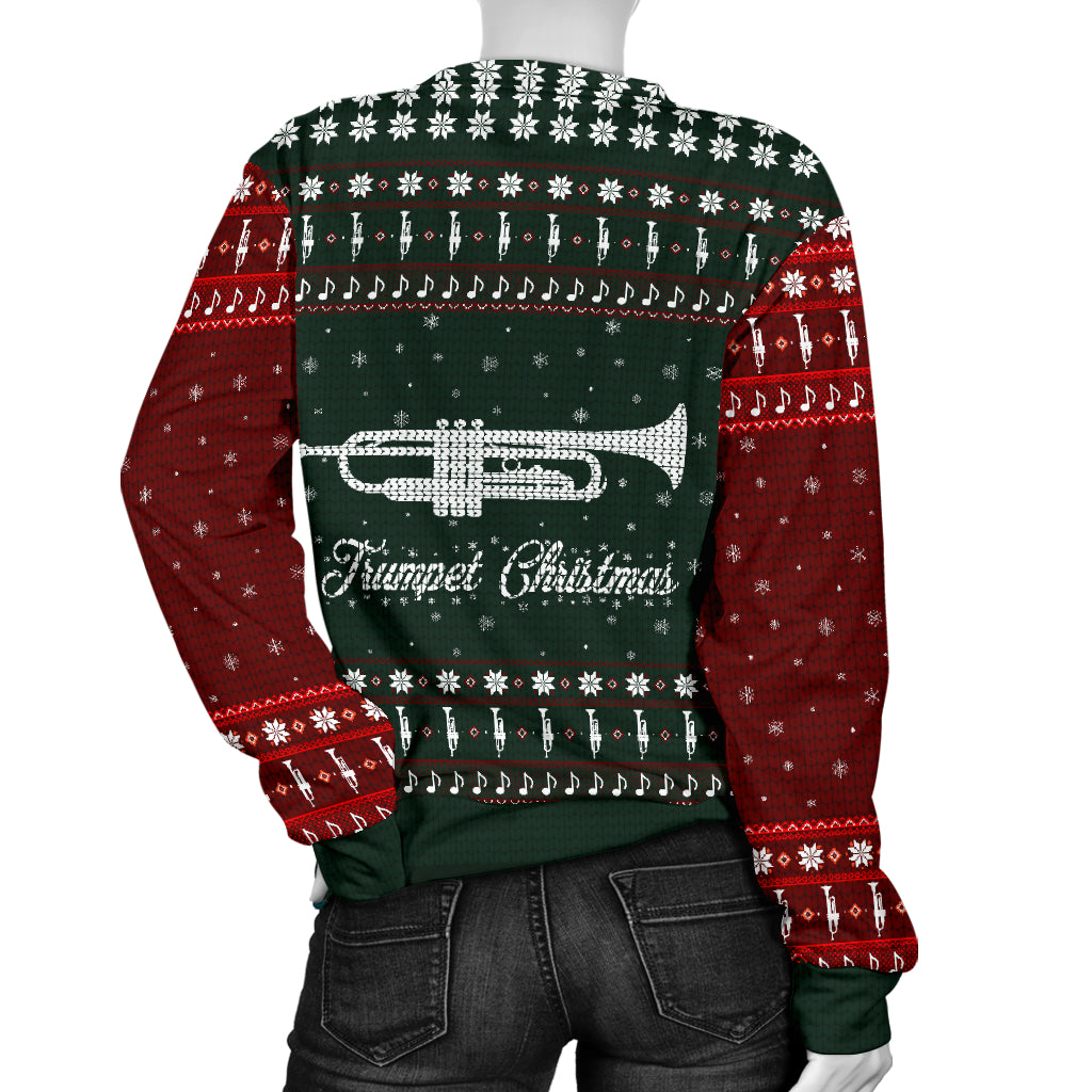 Trumpet Christmas Women's Sweater