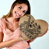 Music Instrument Heart Pillow