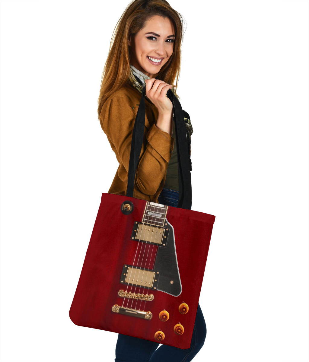 Anniversary Guitar Tote Bag - { shop_name }} - Review