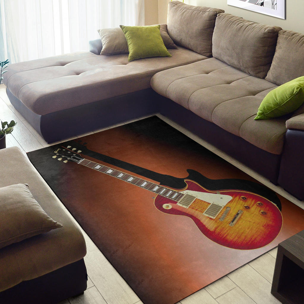 Awesome Guitar Area Rug