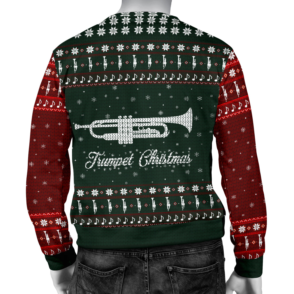 Trumpet Christmas Men's Sweater