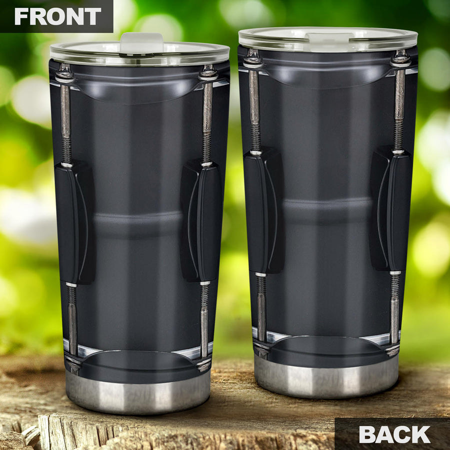 Black Snare Drum Tumbler