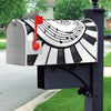 Piano Keys And Music Notes Abstract Mailbox Cover
