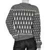 Violin Pattern Women's Grey Sweater - { shop_name }} - Review